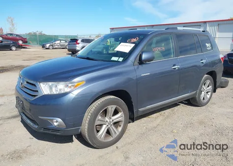 2012 Toyota Highlander Limited V6 z USA, uszkodzony, nr VIN 5TDDK3EH9CS102202